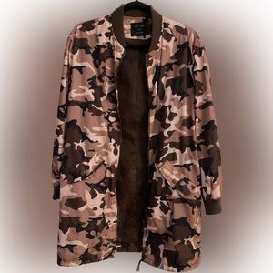 Pink camouflage jacket